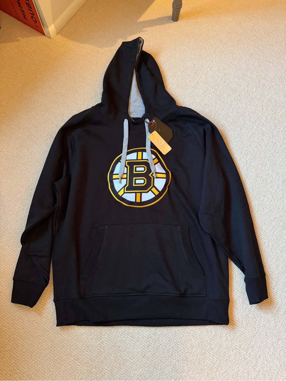 Antigua Black Men's Bruins Hoodie